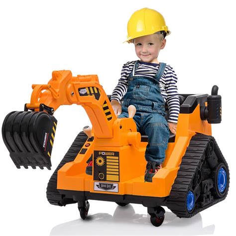 kids video mini excavator|kids ride on excavator digger.